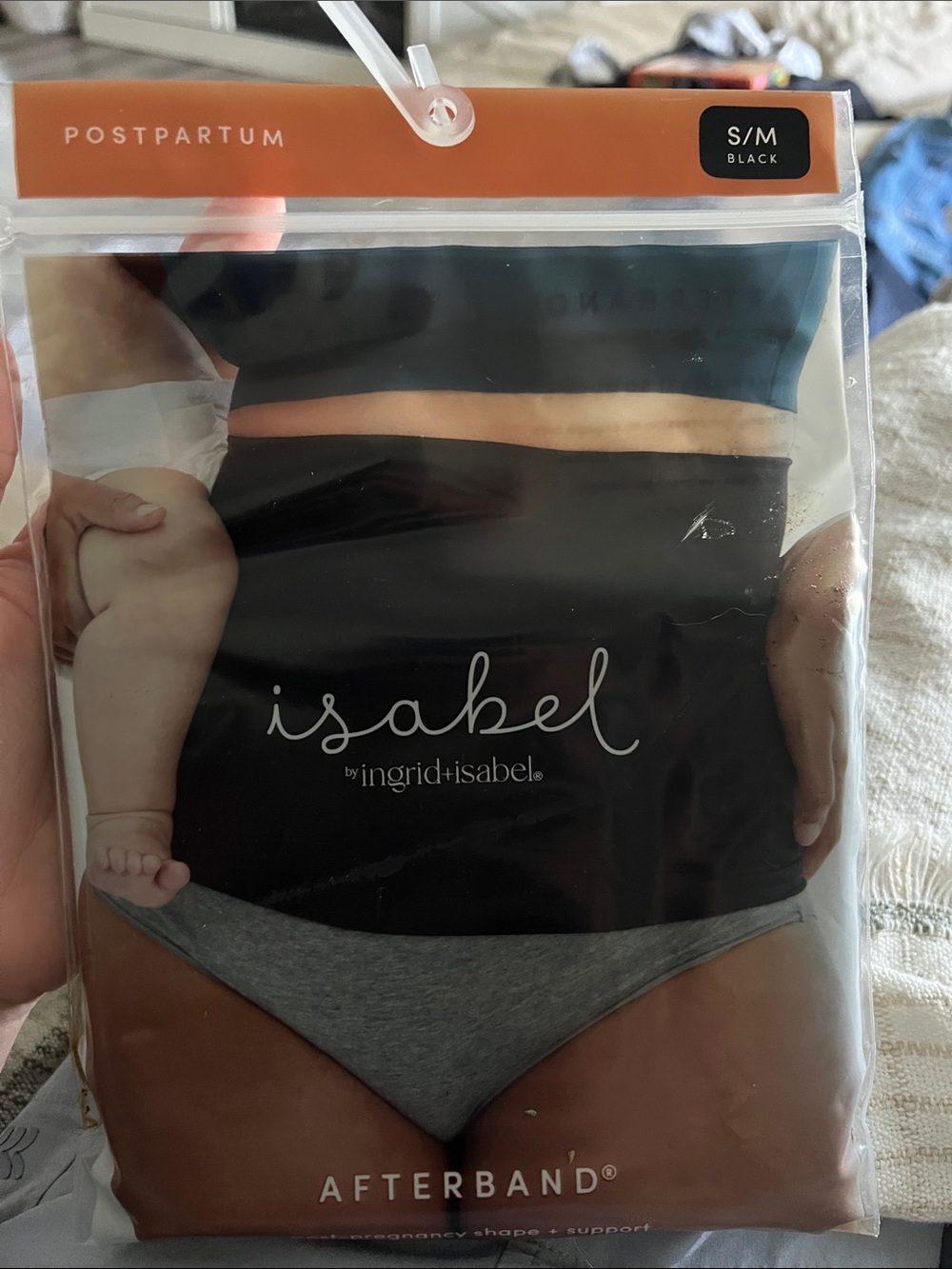 Isabel AfterBand Postpartum Compression Band - Black (S/M)